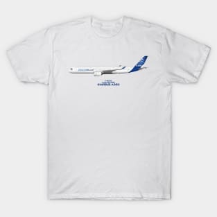 Illustration of Airbus A350 F-WZGG T-Shirt